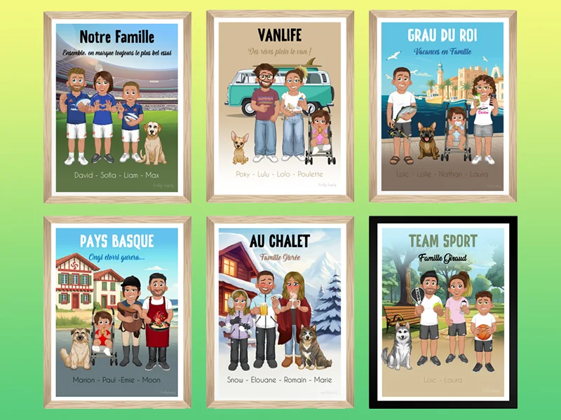 Affiches personnalisées My Pretty Family